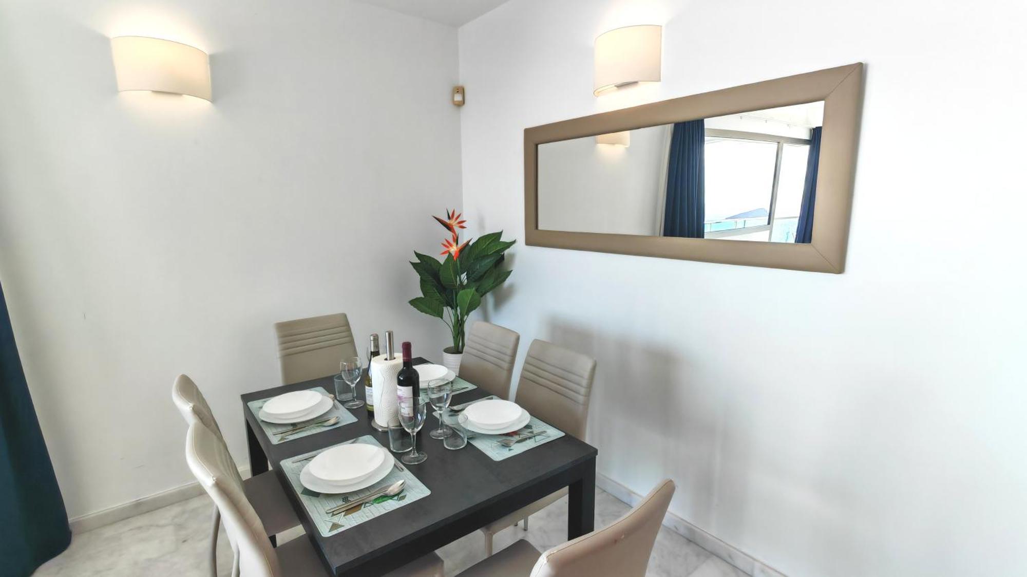 베니돔 Skyline 31 Terraza Privada Con Vistas Al Mar 아파트 외부 사진